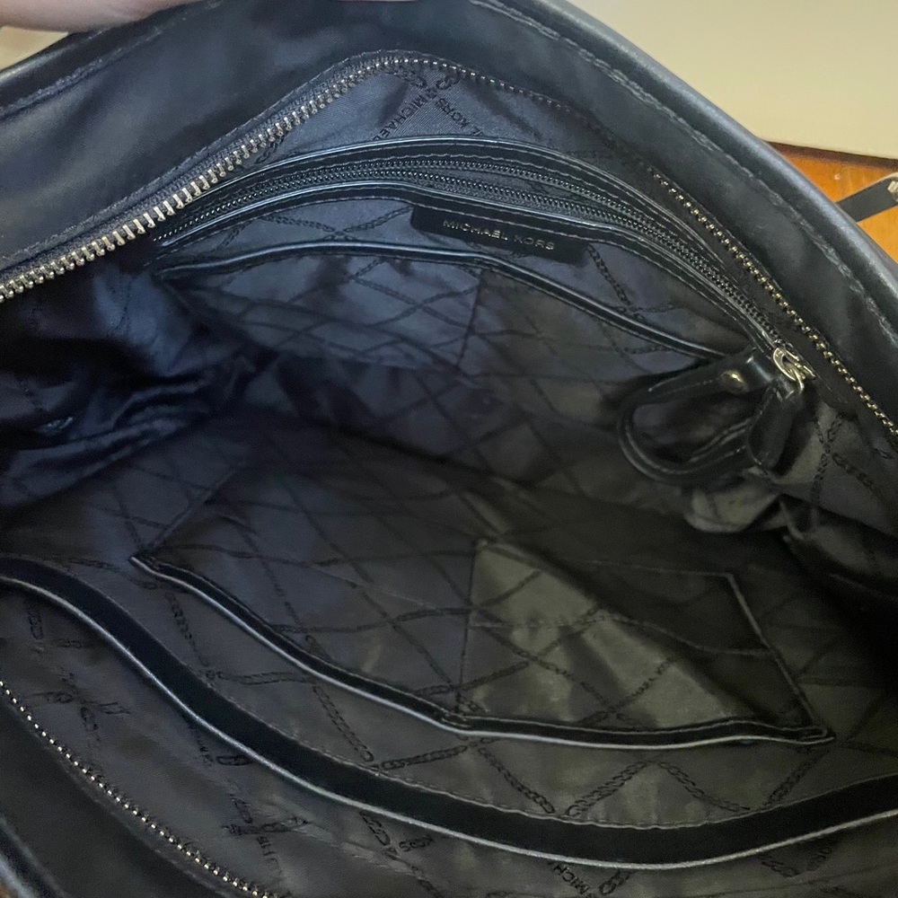 Michael Kors Black Canvas Tote - Picture 2 of 4